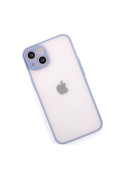 Apple İphone 14 Kılıf Montreal Silikon Kapak - Gri 0.2M-Çok Renkli