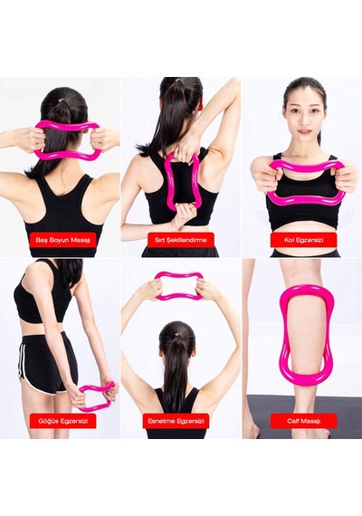 Gymo Yoga Pilates Halkası Mavi