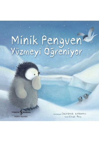Minik Penguen Yüzmeyi Öğreniyor - Yqbx-763873