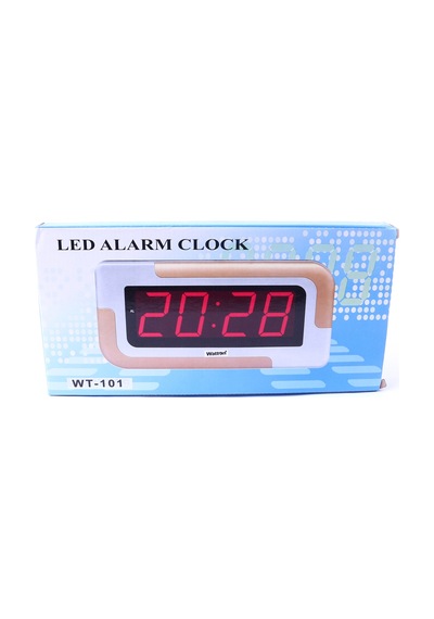 Lcd Masa Duvar Saati Wt101 Çok Renkli
