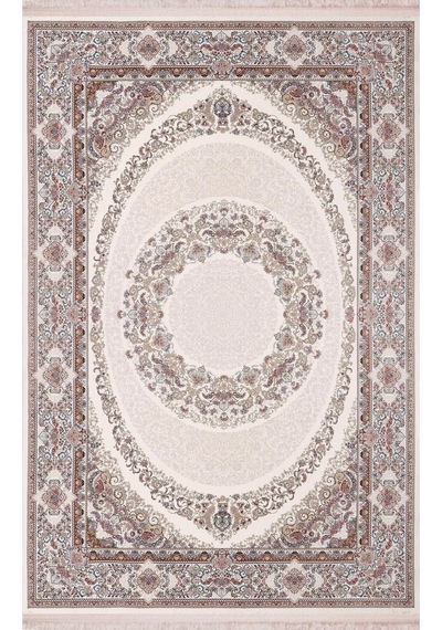 Nexus Halı Majestic 38828 Beyaz Klasik Figürlü Retro Halı