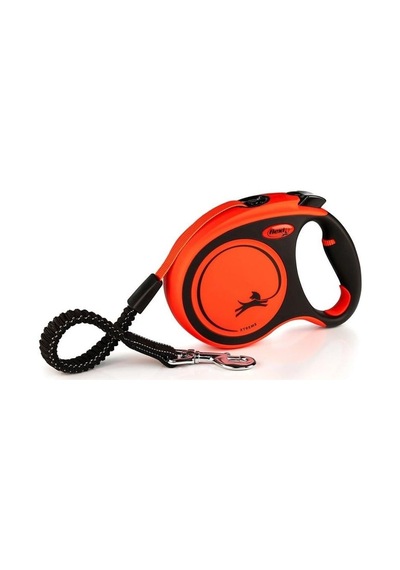 Flexi Xtreme Otomatik Şerit Tasma Large 8 Mt Turuncu Açık Mavi