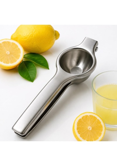 Metal Limon Sıkacağı Manuel Narenciye Sıkacağı, Pratik El Tipi Limon Presi, 20 Cm