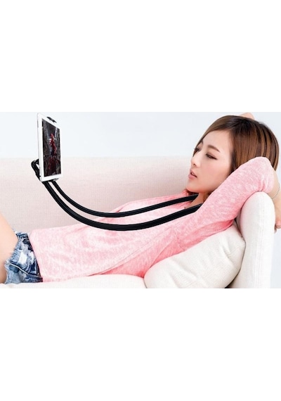 Boyuna Asılan Ergonomik 360 Derece Cep Telefonu Tutucu Stand (523933573)