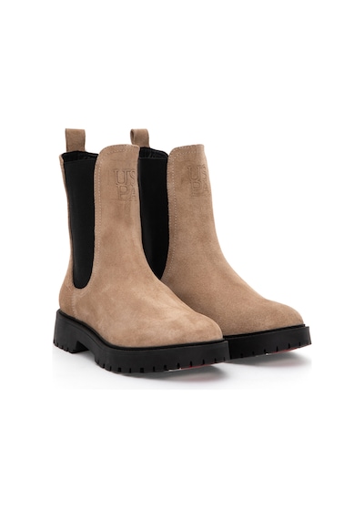 U.S. Polo Assn. Kadın Bej Süet Bot 50314451-VR011