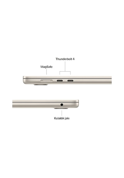 Apple MacBook Air MW1J3TU/A M4 16 GB 256 GB SSD 15.3" macOS Dizüstü Bilgisayar