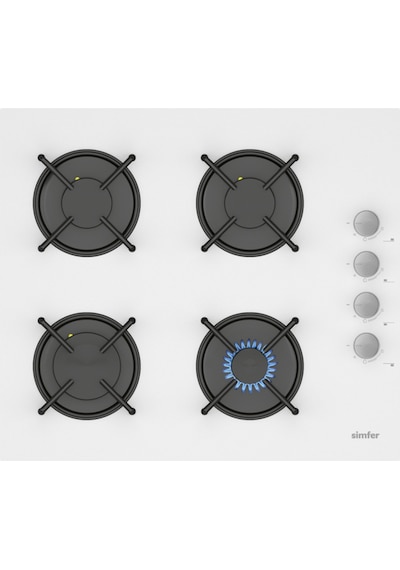 Simfer 11 Fonksiyon Steam Master Beyaz 2'li Ankastre Set (8245 Fırın + 3654 Ocak)
