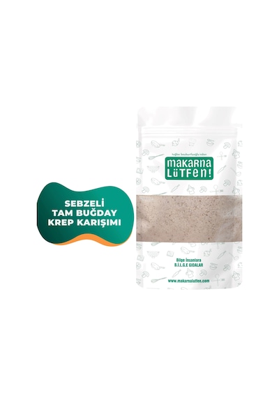 Sebzeli Tam Buğday Krep Karışımı 177 Gr