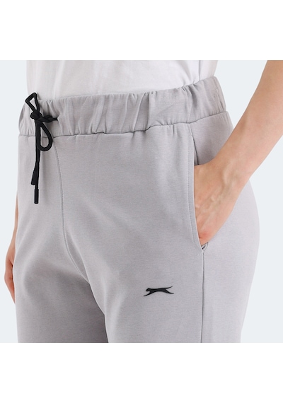 Slazenger VETERAN Kadın Cepli Gri Eşofman Altı