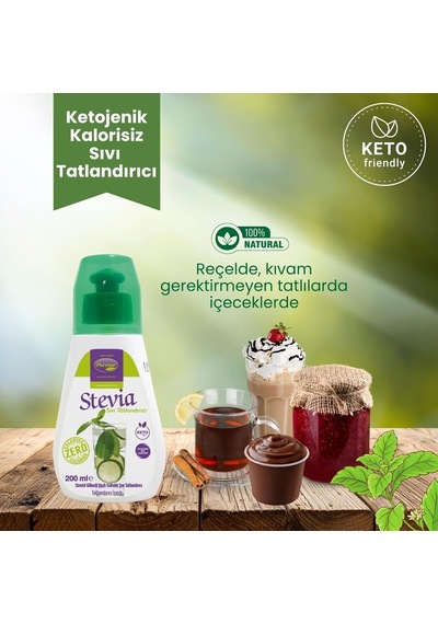 Stevia Sıvı Tatlandırıcı 200 Ml Stevia Bazlı Diğer