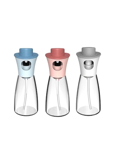 220 ml Çok Amaçlı Zeytinyağı Soya Sos Sirke Şişesi Sprey Cam Şişe