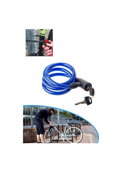 Jenerik Bisiklet Kilidi Anahtarlı 17mm X 100cm Diğer