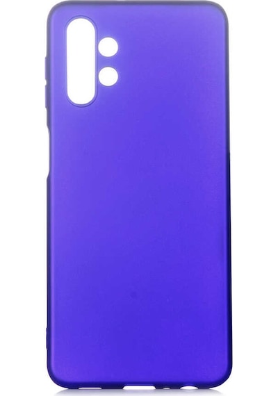 Galaxy A32 5g Kılıf Zore Premier Silikon Kapak Saks Mavi