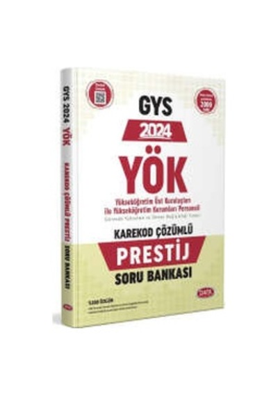 Data Yayınları 2024 YÖK Üst Kuruluşları ile YÖK Personeli GYS Prestij Soru Bankası