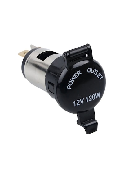 Yemleme Botu Araç Çakmak Soket 12v Su Geçirmez Splitter Fiş Konnektörü Güç Çıkışı Adaptörü