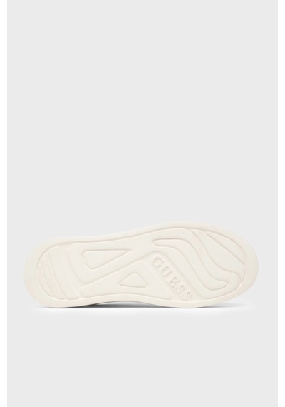 Guess Erizo Logolu Deri Sneaker Ayakkabı Flfezolea12 Kadın Ayakkabı Flfezo Lea12 Whıpl Beyaz-gold