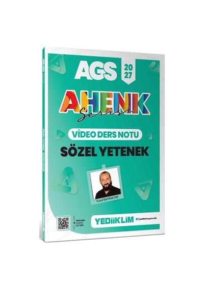 2027 Meb Ags Ahenk Serisi Sözel Yetenek Video Ders Notları / Y...