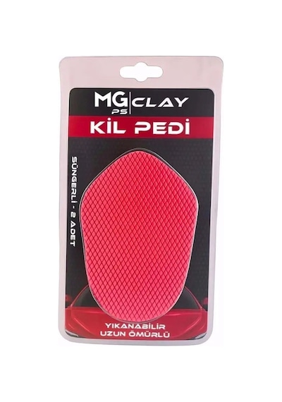Mg Ps Yedek Cırtlı El Kil Pedi 2'li Set 12x8 Cm - Clay Pad Sponge Block