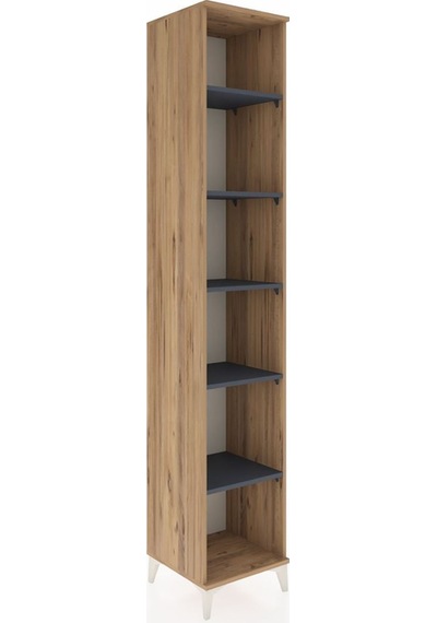 Hyperion Dolap 6 Raflı 44x44x243 Çam-antrasit Atlas Çam Hyperion Dolap 6 Raflı 44x44x243 Çam-antrasit Atlas Çam