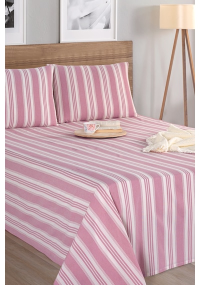 Eponj Home Sport Çizgili Çarşaf + Yastık Kılıfı Seti Tek Kişilik Soft Line Bordo Bordo Eponj Home Sport Çizgili Çarşaf + Yastık Kılıfı Seti Tek Kişilik Soft Line Bordo Bordo