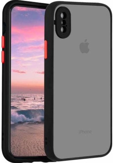 Apple Uyumlu iPhone X Xs Kilif Lens Korumali Mat Silikon Kapak 449255024