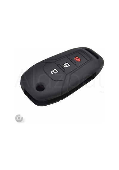 Ford Mondeo Kuga Focus Fiesta Puma Ranger Ecosport B Max C Max S Max Silikon Anahtar Kılıfı Siyah