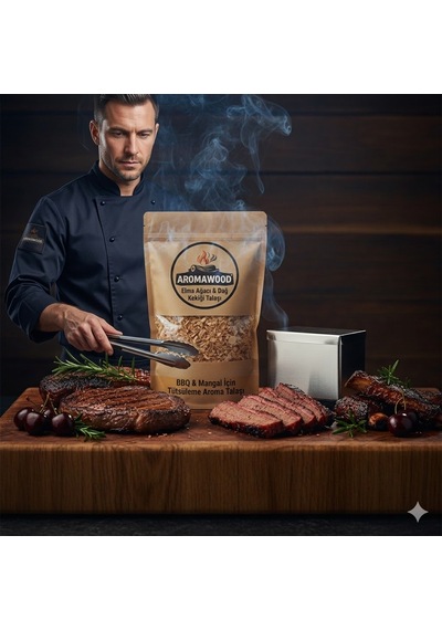 Elma Ağacı & Dağ Kekiği Özü Tütsüleme Talaşı Mangal & Bbq Barbekü İçin Yoğun Aroma