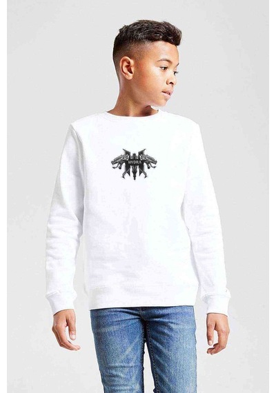 Tshirthane Within Temptation Hydra Wzitgu Baskılı Unisex Çocuk Beyaz Sweat Beyaz