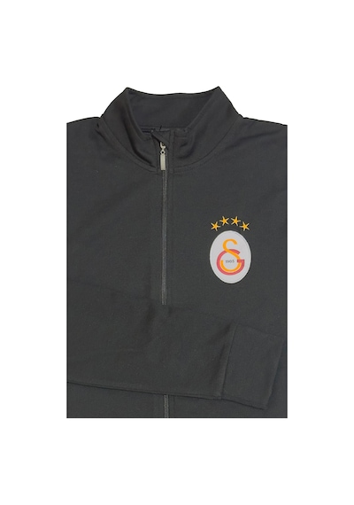 Galatasaray Lisanslı Siyah Balıkçı Yaka Sweat Siyah