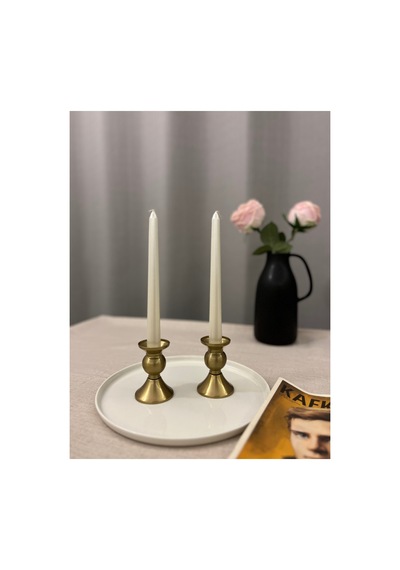 Eskitme Mini Rustik 2'li Şamdan&mumluk Seti Eskitme Gold - 830064886 Eskitme Gold