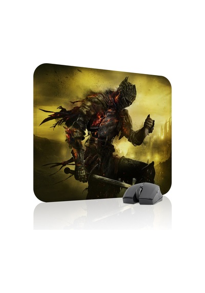 Dark Souls Kaymaz Dikişli Kauçuk Oyuncu Mousepad V3 - 48x40 Xl Gaming Mouse Pad Fare Altlığı