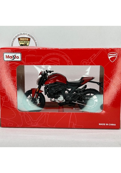 Moto Garage Ducati Monster 1:18 Diecast Maket Motor Lisanslı Metal Model Motosiklet