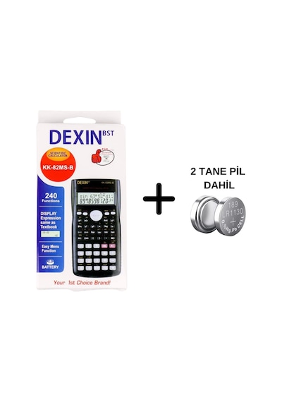 10+2 Hane Bilimsel Fonksiyonlu Hesap Makinesi 240 Fonk Scıentıfıc Calculator 2 Yılgaranti 15,5x8,5cm Diğer