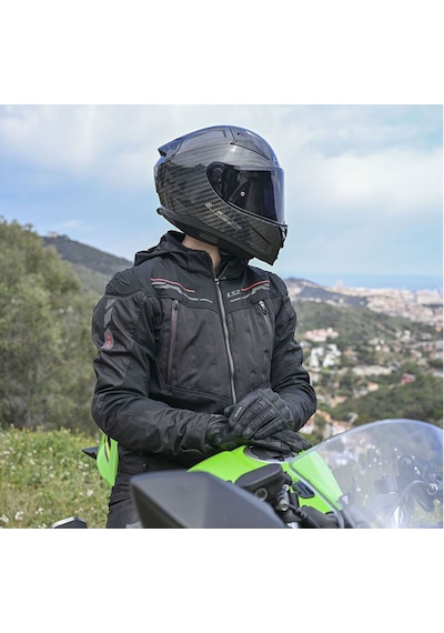 Ls2 Zırconıum Evo 4 Mevsim Motosiklet Montu Siyah-kırmızı
