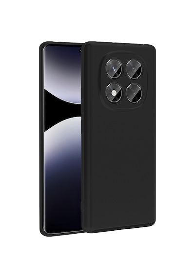 Noktaks - Xiaomi Uyumlu Xiaomi Redmi Note 14 Pro 4g - Kılıf Mat Soft Premier Silikon Kapak - Siyah - T37826 Siyah