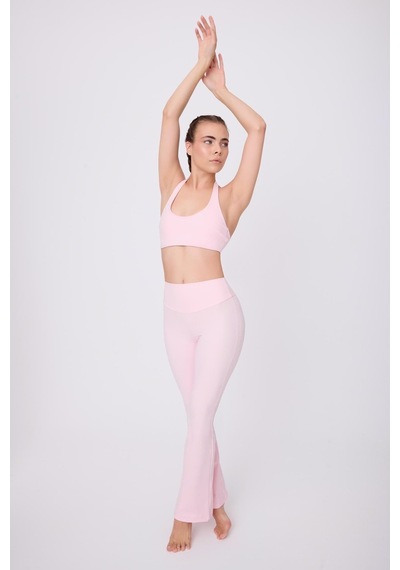 Hıghrıse Expandex Yüksek Bel Dans Spor & Aktif Yaşam Taytı-2835 Pembe