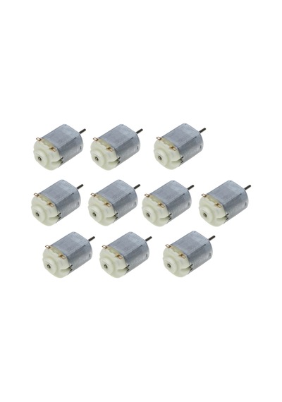 10 Adet Yüksek Devir 3V 6V Dc Motor