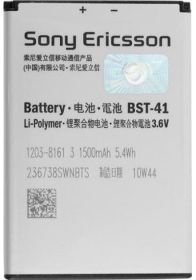 Sony Ericsson Bst-41 X10 Batarya Pil