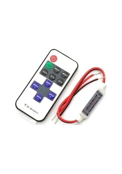 12a Tek Renk Kumandalı Rf Dimmer 3-30v