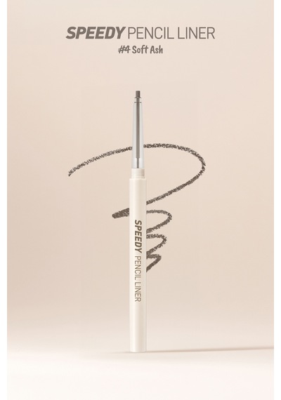 Suya Dayanıklı Kolay Kullanım Sunan Göz Kalemi Peripera Speedy Pencil Liner 4 Soft Ash
