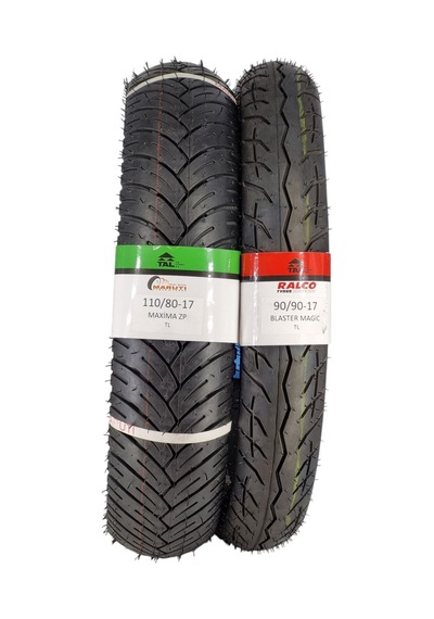 Motor Lastik 110/80-17 Ve 90/90-17 Tl Tubeless - Dubleks Takım
