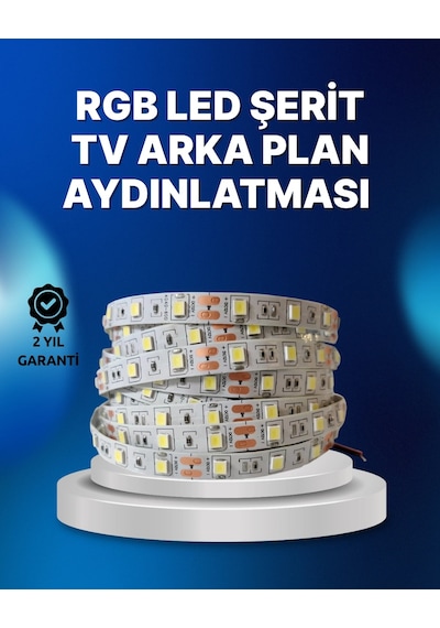 Hubrendy Tekno Rf Kumandalı Renk Değiştiren Tv Led Şerit 2mt
