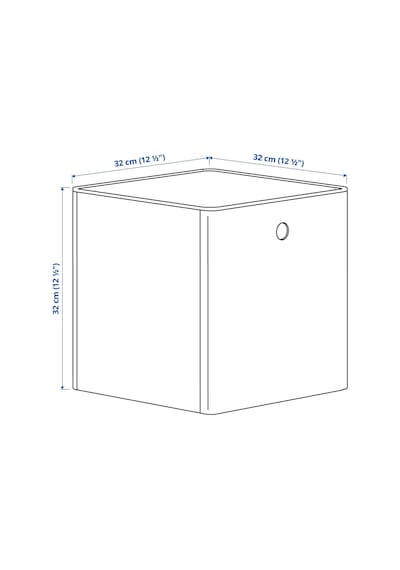 Ikea Kuggıs Kapaklı Depolama Kutusu 32 X 32 X 32 Cm Beyaz