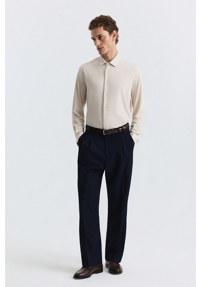 Antioch Comfort Slim Gömlek Bej