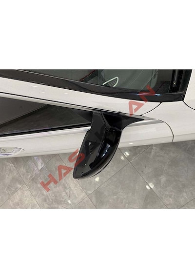Mercedes W205 C Serisi Batman  Ayna Kapağı Piano Black 2015-2019