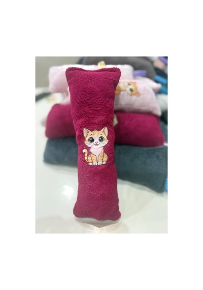 Kedi Köpek Oyuncağı Peluş Baskılı, Yumuşak Kumaşlı Hışırtılı Oyuncak Kırmızı - 937493409