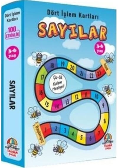 Sayılar - Dört Işlem Kartları 3-6 Yaş