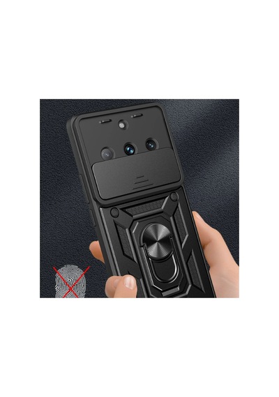 Newface - 426 - Realme 11 Pro Kılıf Pars Lens Yüzüklü Silikon - Kmrsfres - - Kırmızı