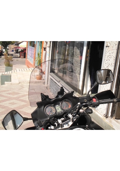 2004-10 Suzuki Vstrom Dl650 Dl1000 Ön Cam Zeus Açık Füme 56 CM 4 MM