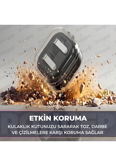 Samsung Galaxy Buds4 Pro/buds 4 İçin Şeffaf Kılıf Darbeye Çizilmeye Ve Sararmaya Karşı Dirençli